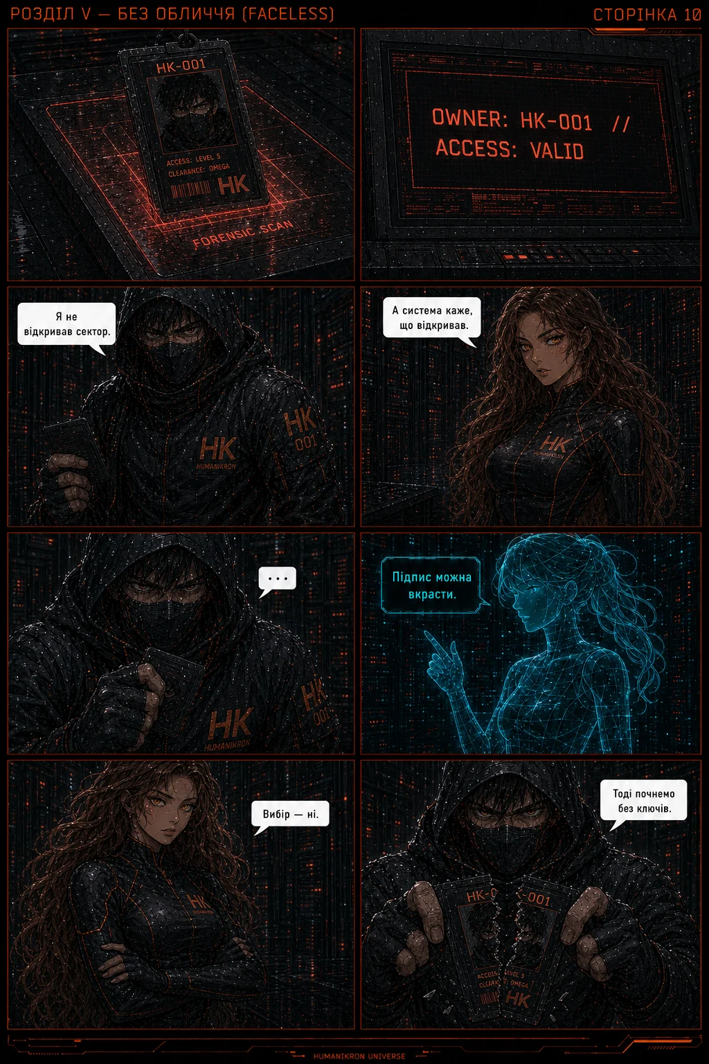 Розділ V — Без обличчя, сторінка 10
