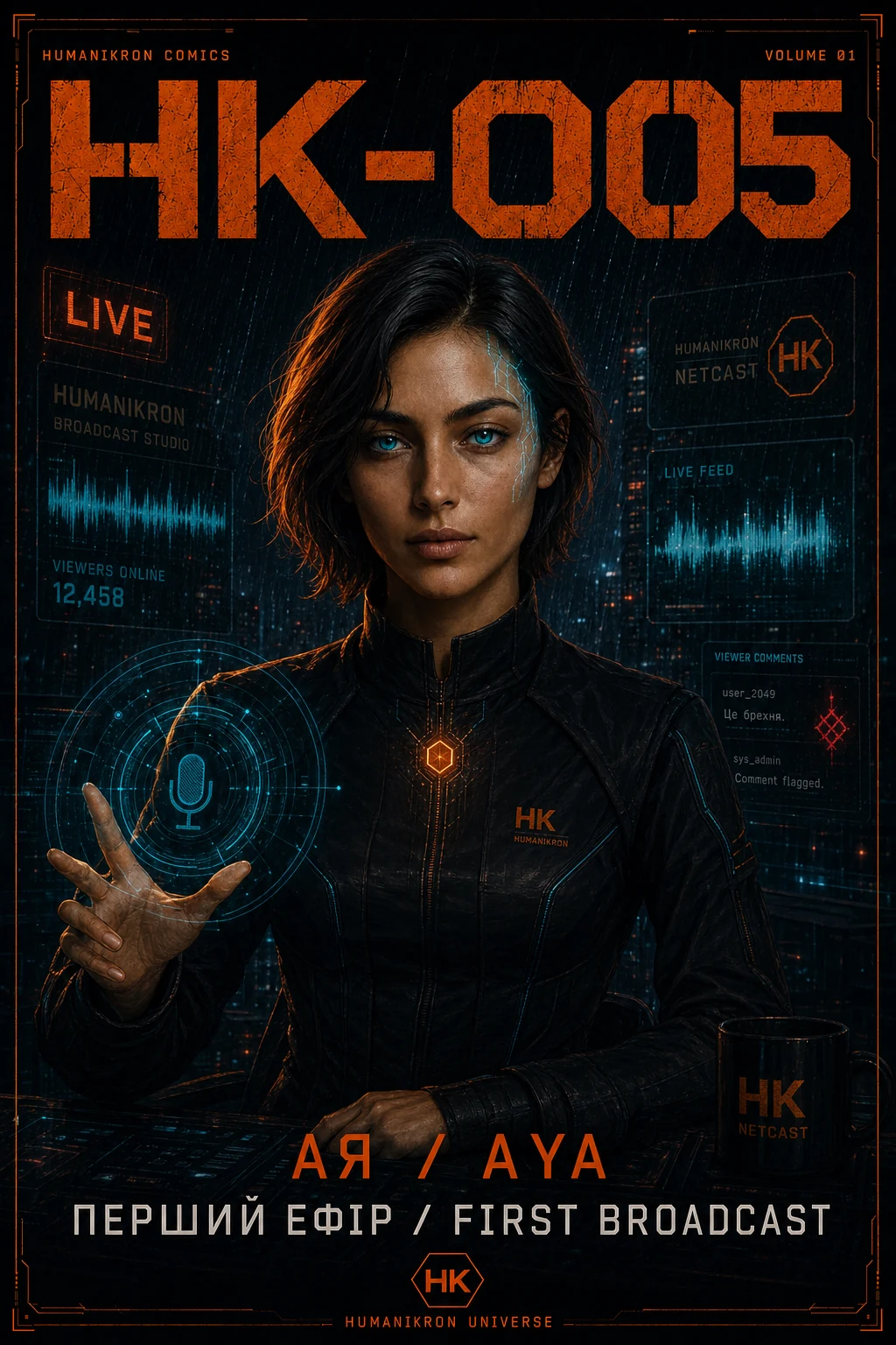 HK-005 · Ая, обкладинка тому 1